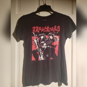 Vintage Twin Star Exorcists Japanese anime manga t-shirt L